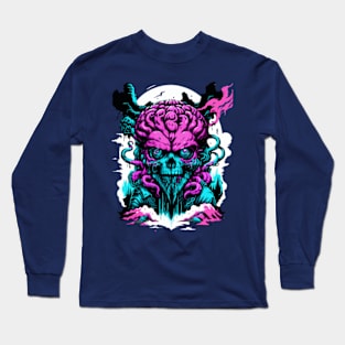 My evil mighty brain Long Sleeve T-Shirt